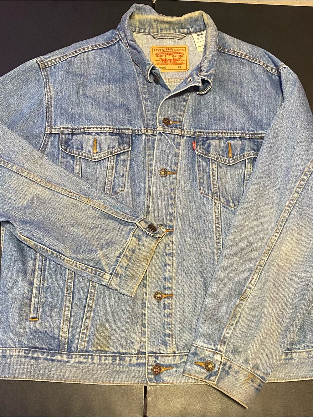 Levi's Blue Denim Trucker Jacket - Men's